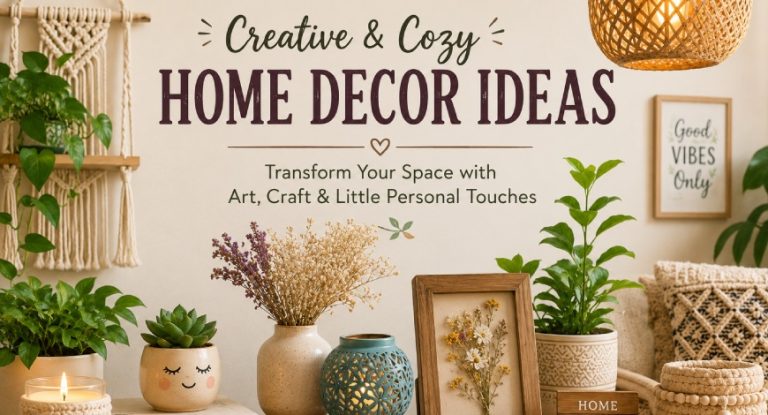 Creative & Cozy Home Decor Ideas to Transform Your Space
