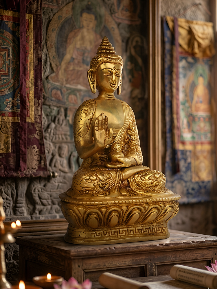 Brass Buddha Statue