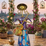 Wrought Iron Musician Doll