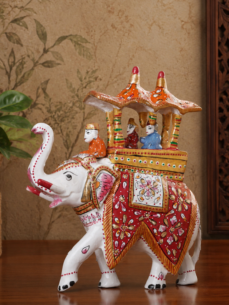 Meenakari Metal Elephant