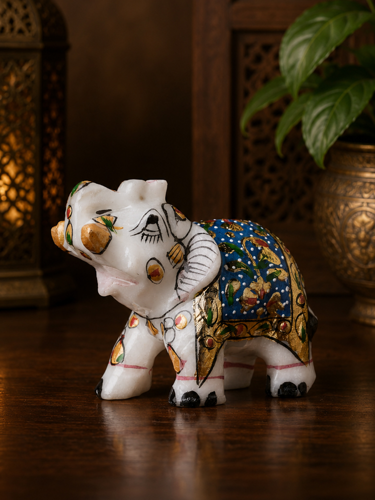 Meenakari Marble Elephant
