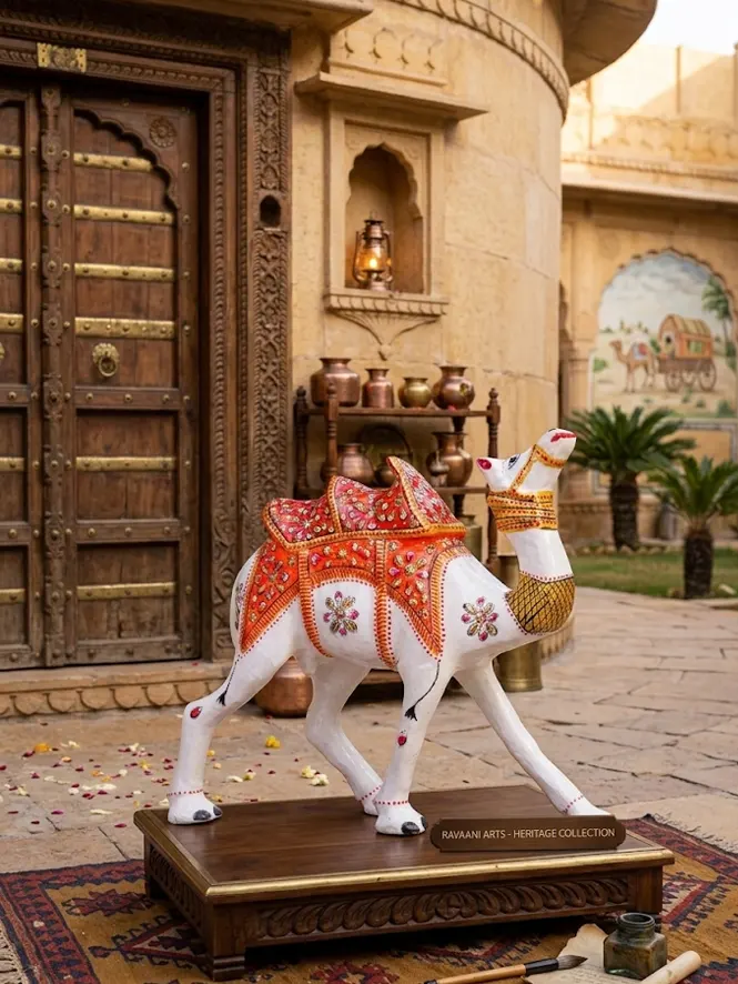 Meenakari Metal Camel
