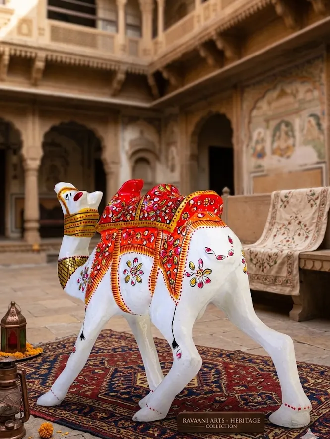 Meenakari Metal Camel