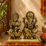 Lakshmi Ganesh Brass Idols