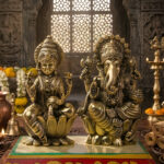 Lakshmi Ganesh Brass Idol