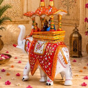 Meenakari Metal Elephant