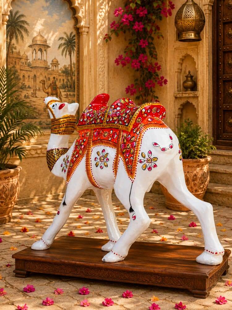Meenakari Metal Camel