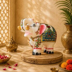 Meenakari Marble Elephant