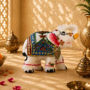 Meenakari Marble Elephant