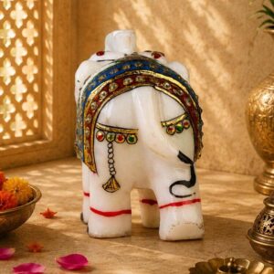Meenakari Marble Elephant