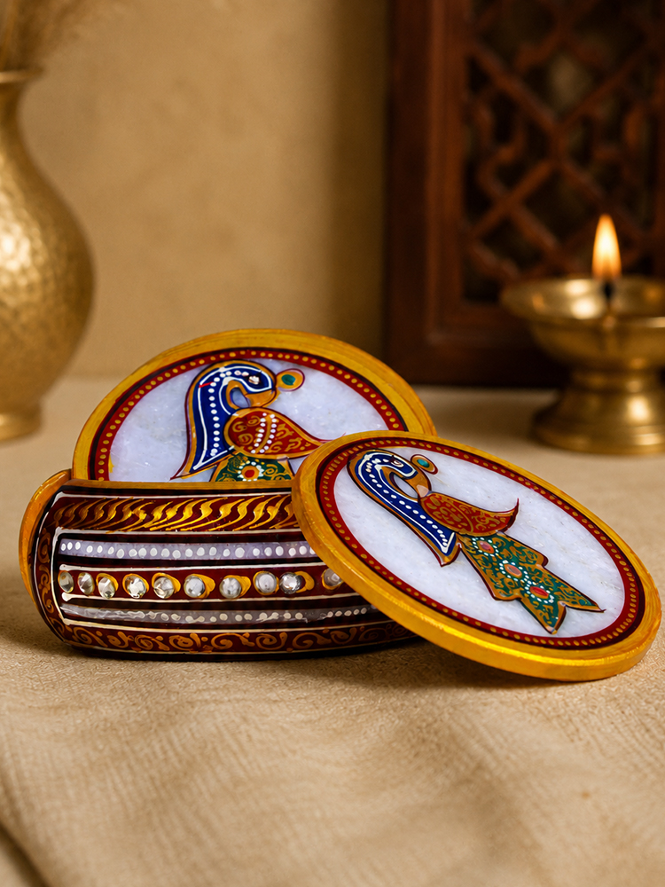 Marble Coaster Set