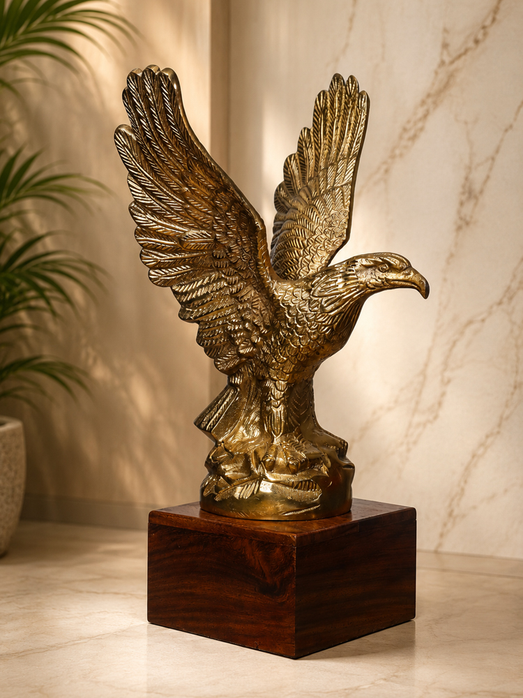 Brass Eagle with Stand