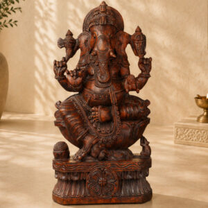 Wooden Ganpati