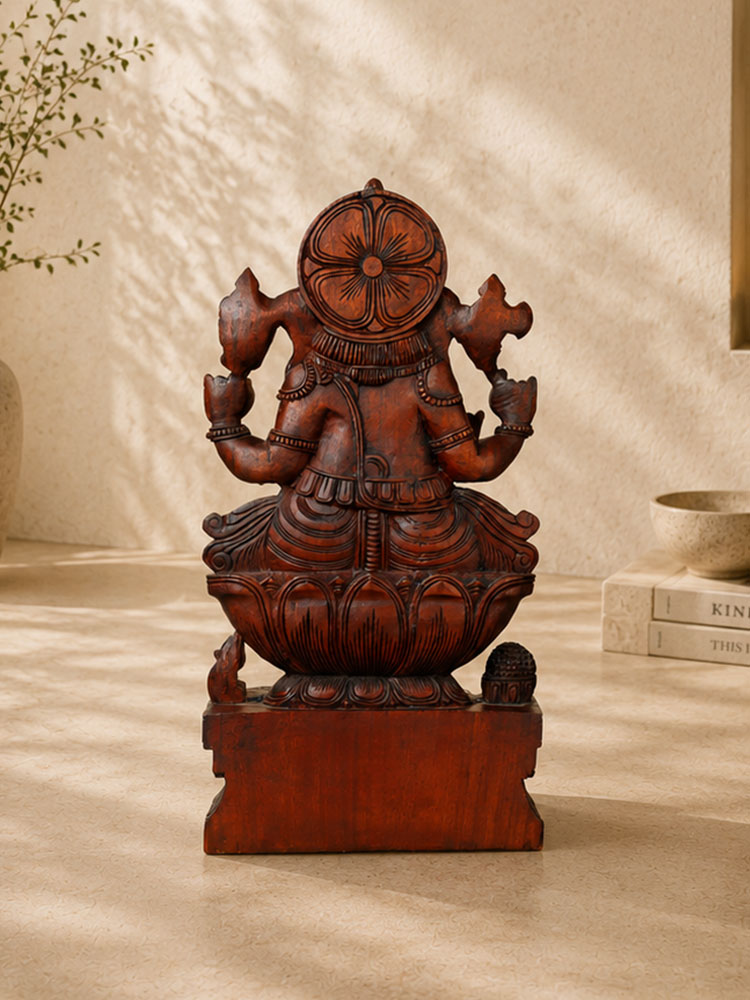 Wooden Ganpati