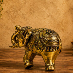 Dhokra Crafted Brass Elephant