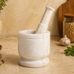 White Marble Mortar & Pestle