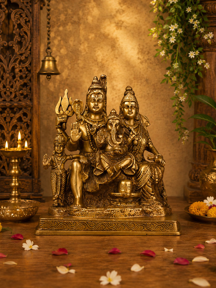 Brass Shiv Pariwar Idol