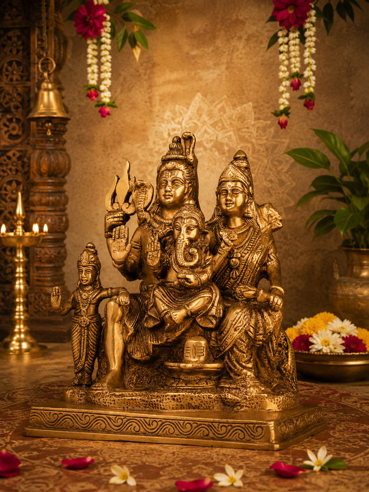 Brass Shiv Pariwar Idol