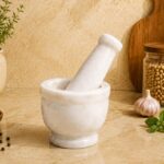 White Marble Mortar & Pestle