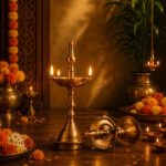 Kerala Style Oil Lamp (Stand Diya)