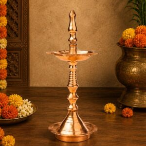 Kerala Style Oil Lamp (Stand Diya)