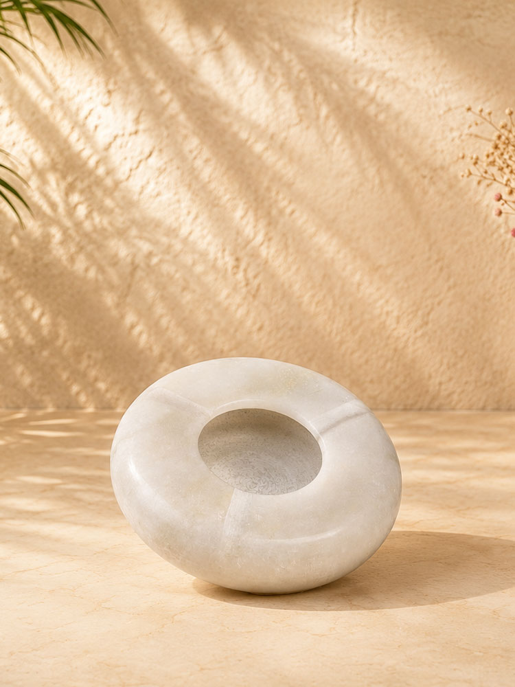 White Marble Ash Tray