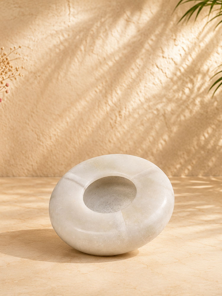White Marble Ash Tray