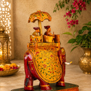 Ambawari Handpainted Wooden Elephant