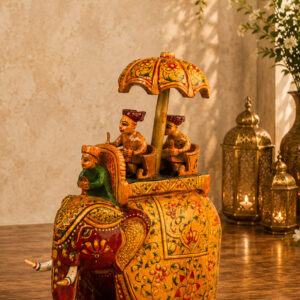 Ambawari Handpainted Wooden Elephant