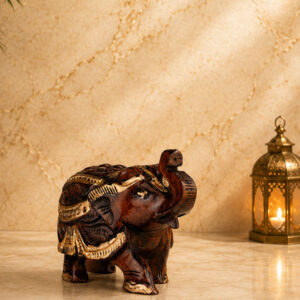 Wooden Handpainted Elephant