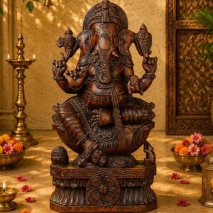 Wooden Ganpati
