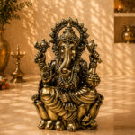 Dhokra Crafted Brass Ganesh Idol